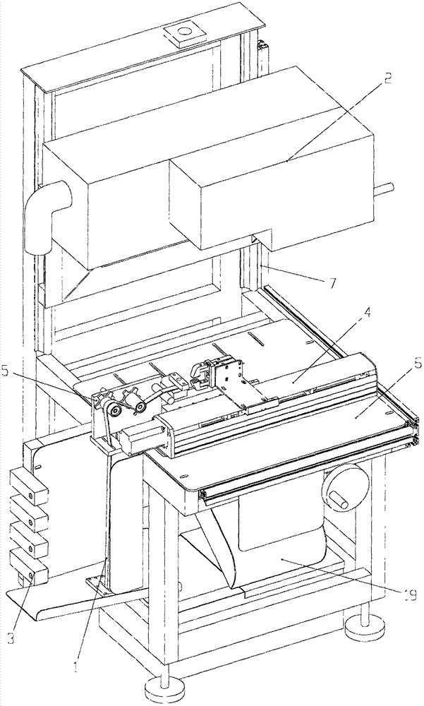 Belt laser cutting automatic equipment