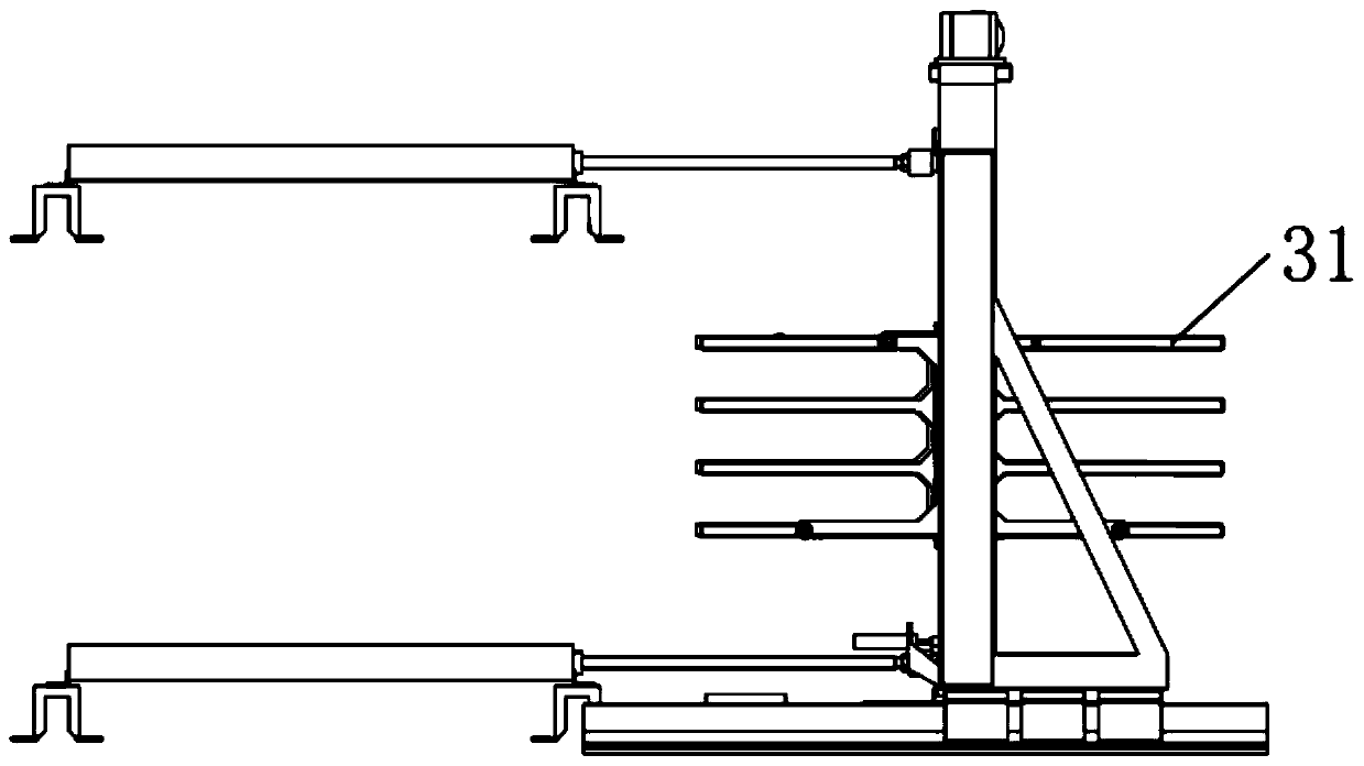 Overturning sliding cavity door structure, plasma vacuum cavity and plasma treatment equipment