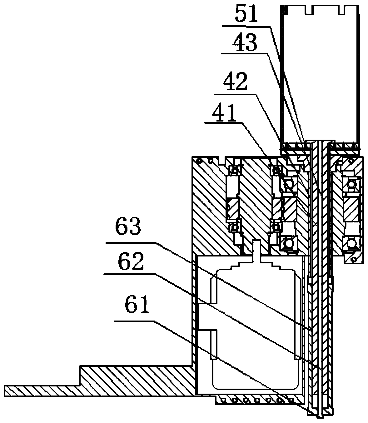 Portable concrete drilling machine