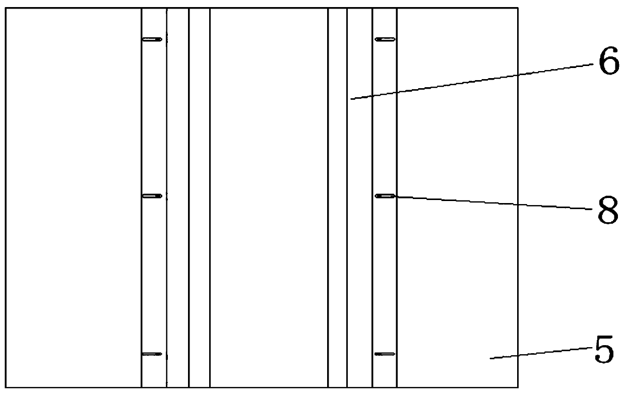 Wind power blade second bonding angle mold and preparation method thereof