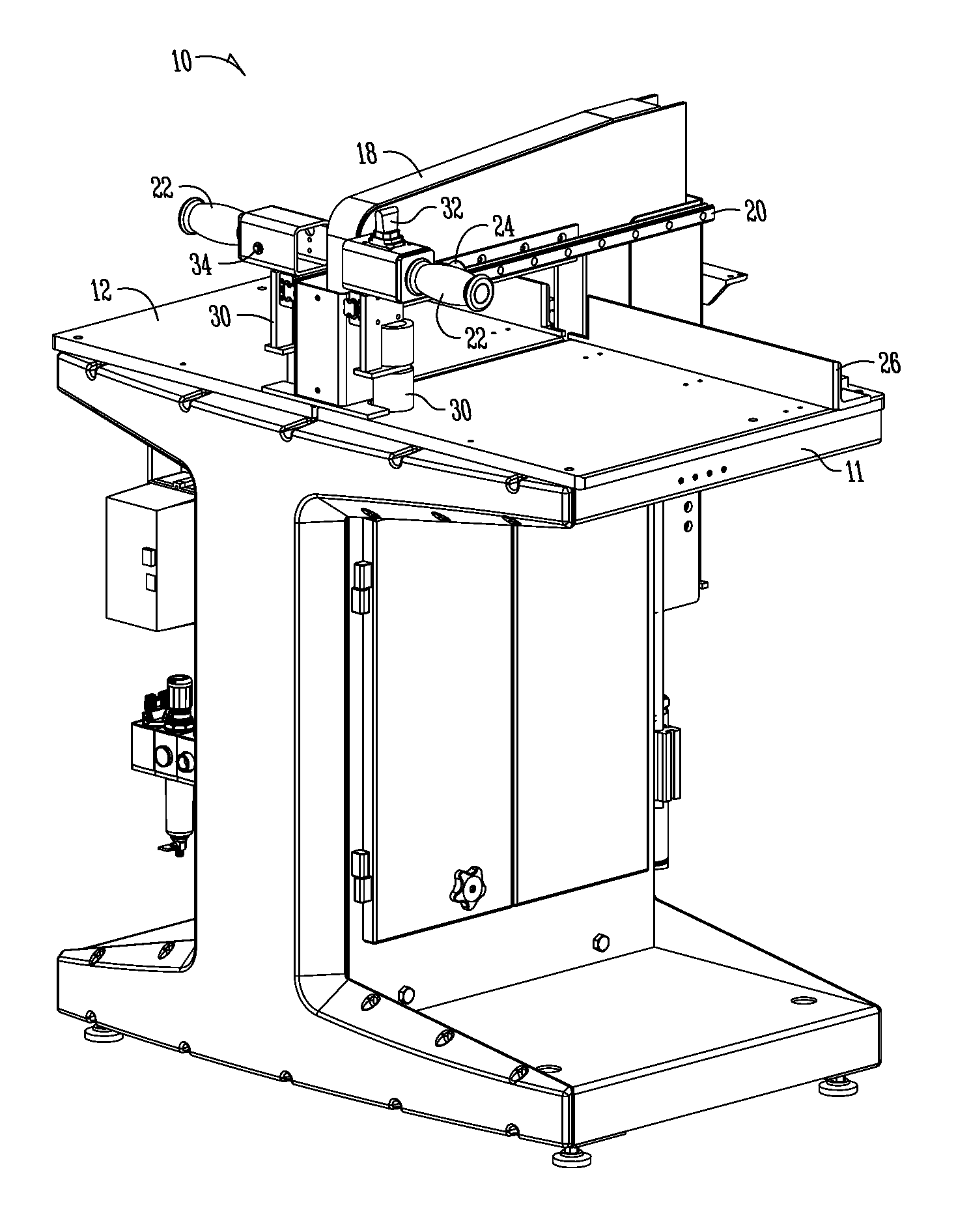 Method and appartus for sawing lineal material to length