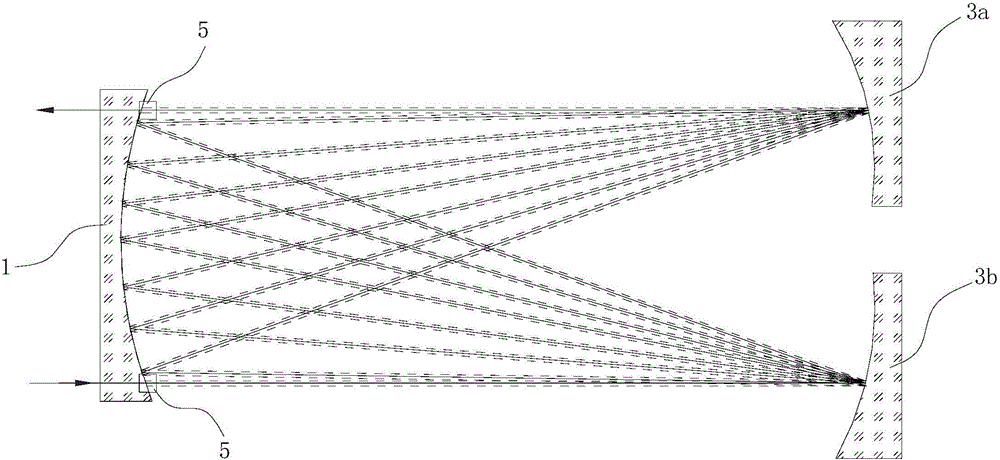 Sample pool capable of achieving multiple reflection and absorption