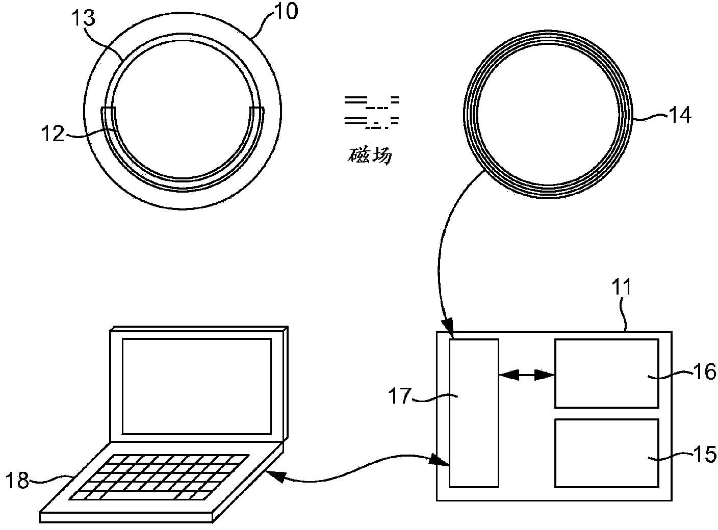 Device for monitoring intraocular pressure