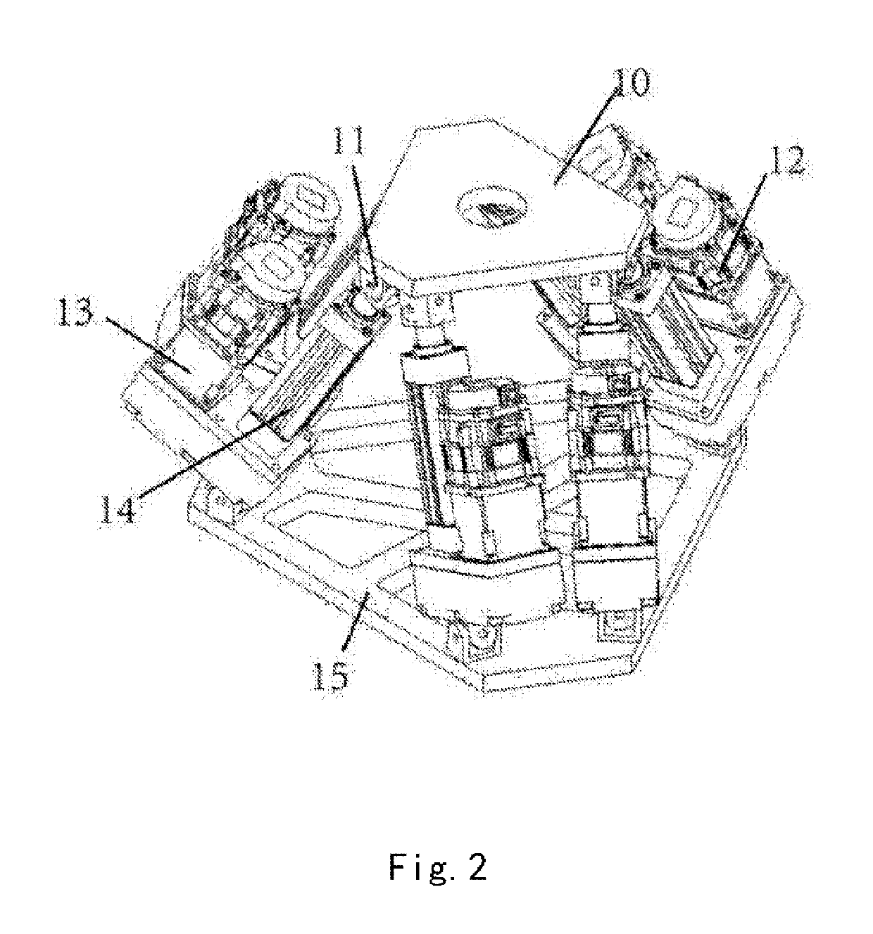 Material in-situ detection device and method under multi-load and multi-physical field coupled service conditions