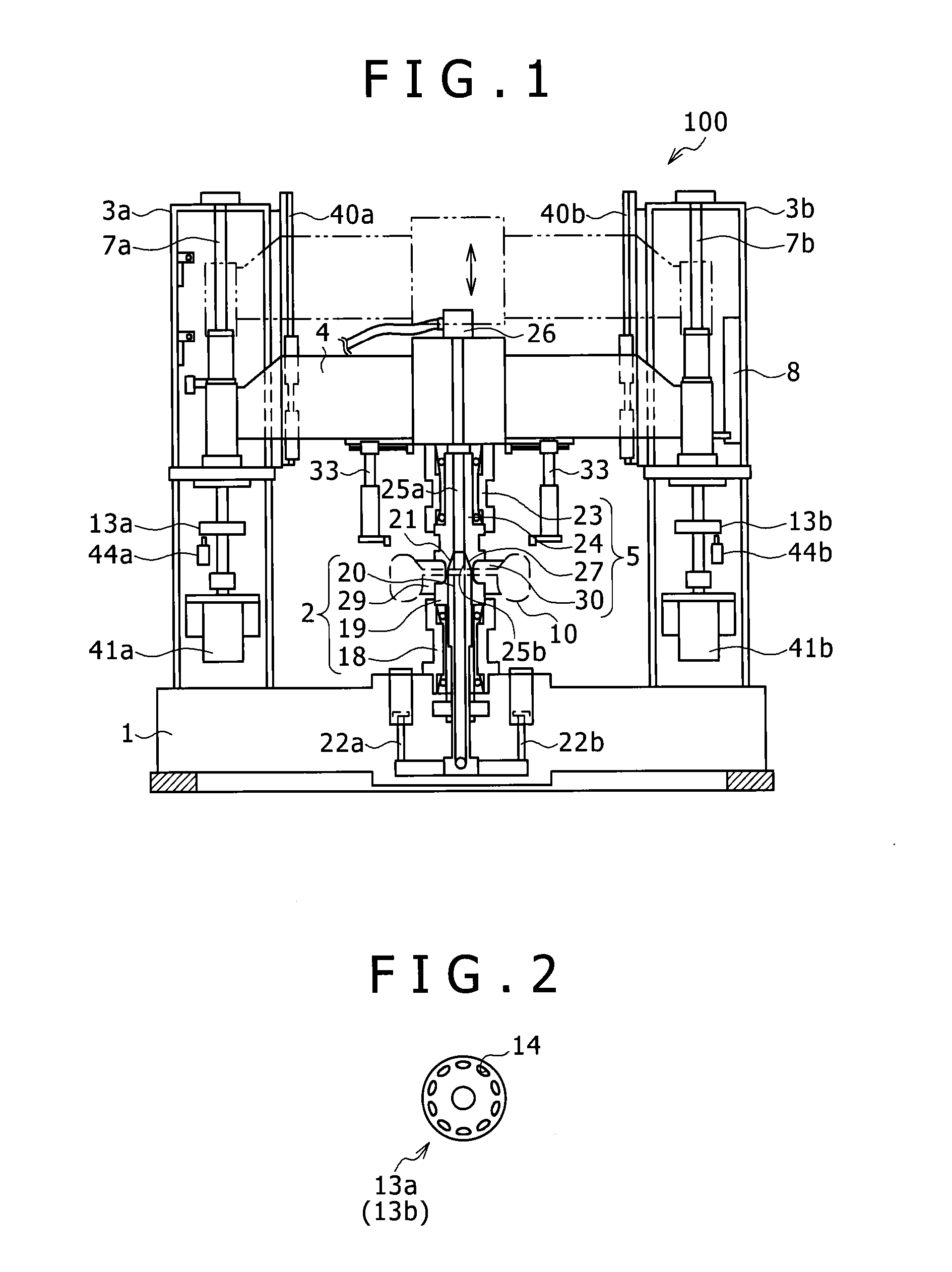 Tire testing method and tire testing machine