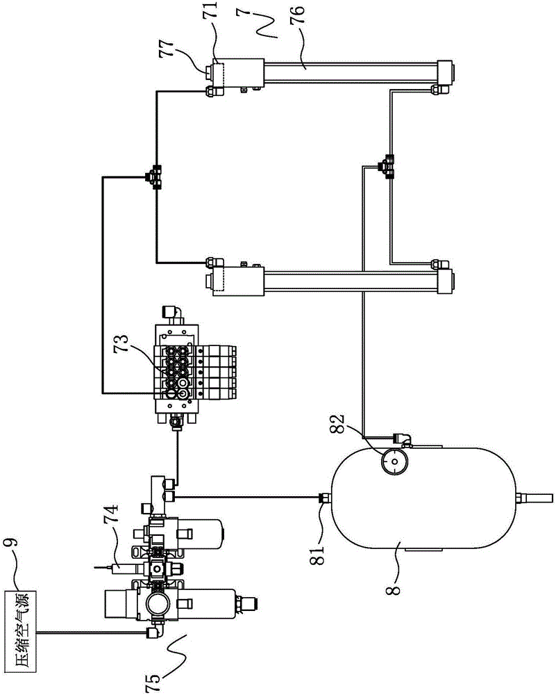 A counterweight system for a magnetic levitation machining center