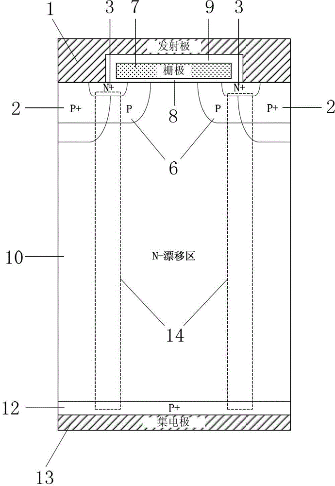 Latch-up resistant igbt with variable composition mixed crystal emitter