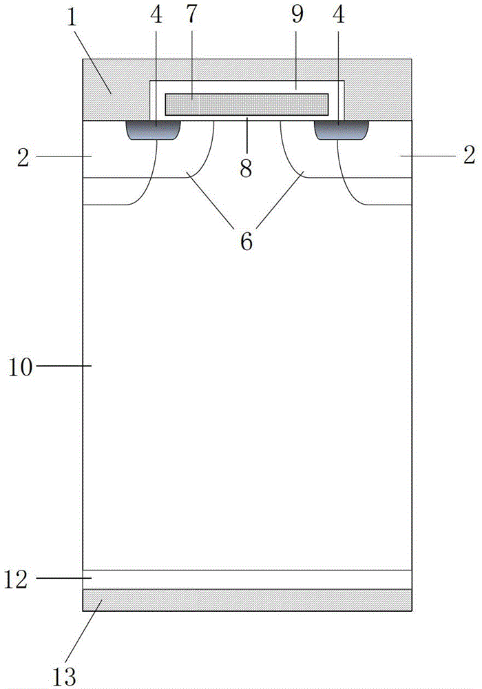 Latch-up resistant igbt with variable composition mixed crystal emitter