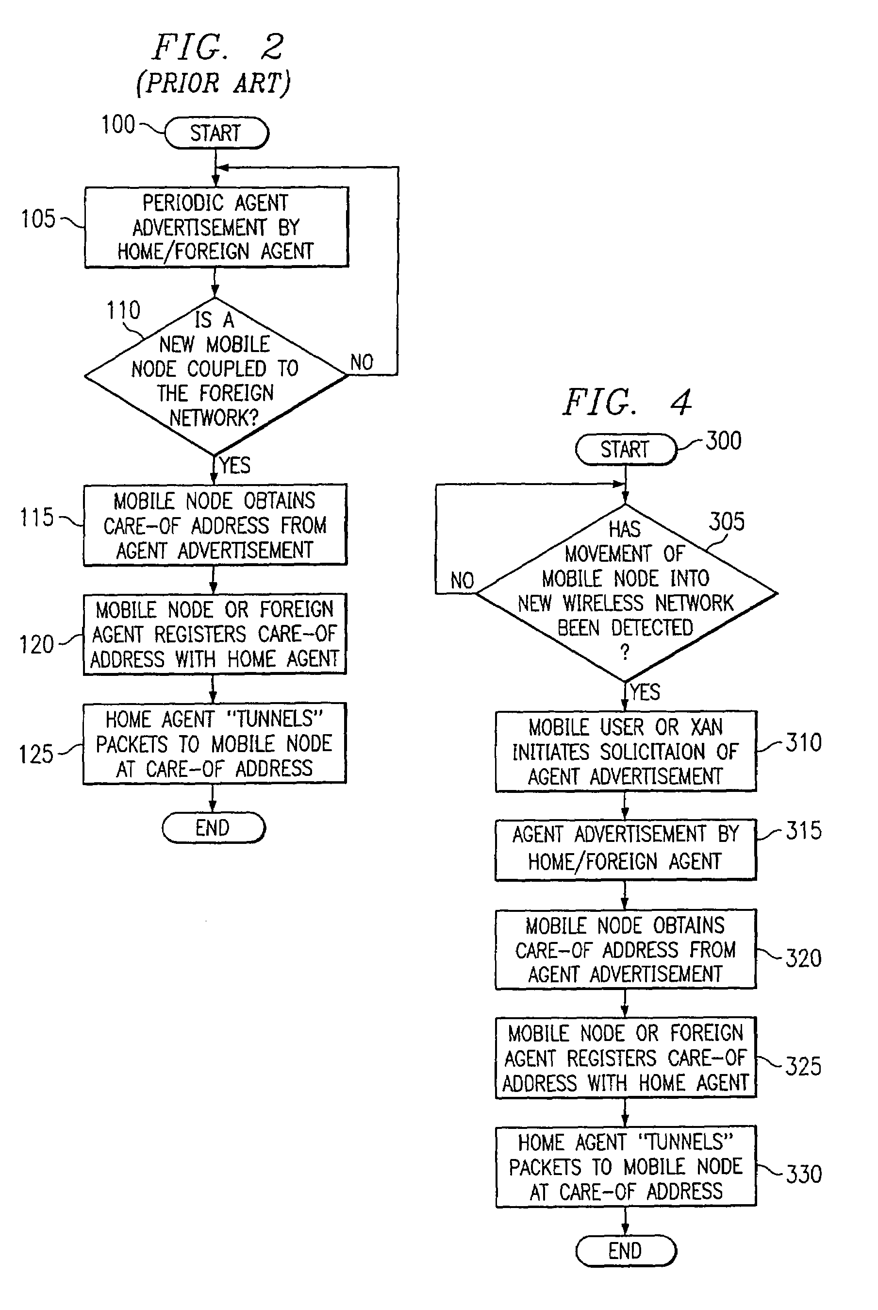 Unicast agent advertisement based on layer 2 and layer 3 motion detection