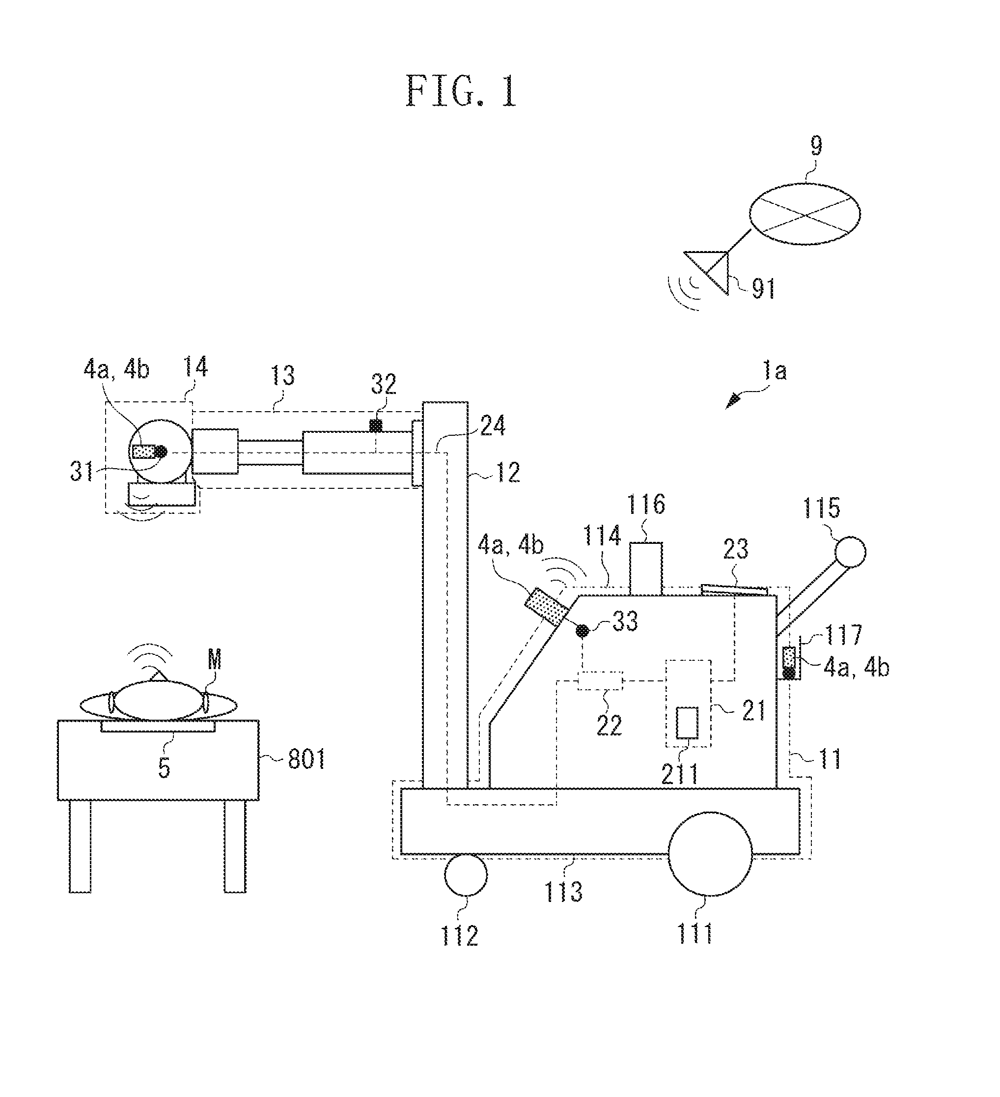 Movable radiographing apparatus and movable radiation generating apparatus having wireless communication