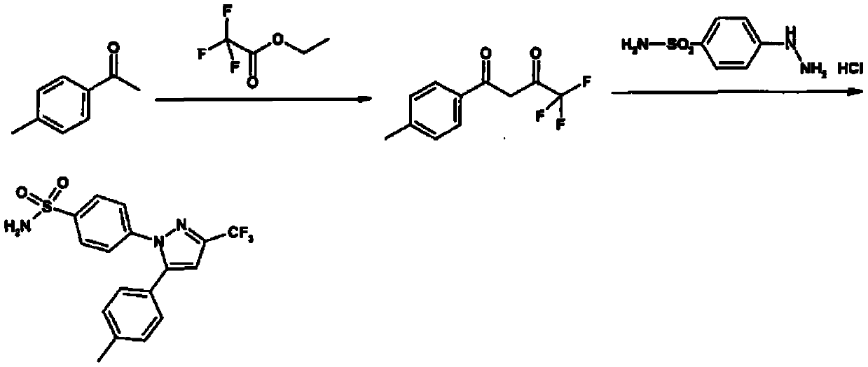 One-pot method for preparing celecoxib