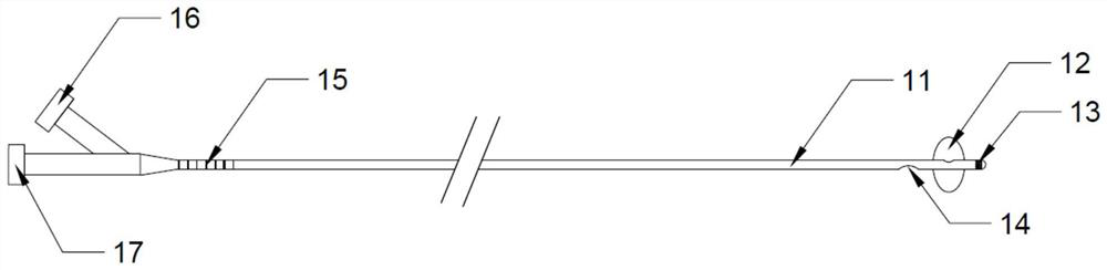 Thrombus thrombolysis and aspiration device