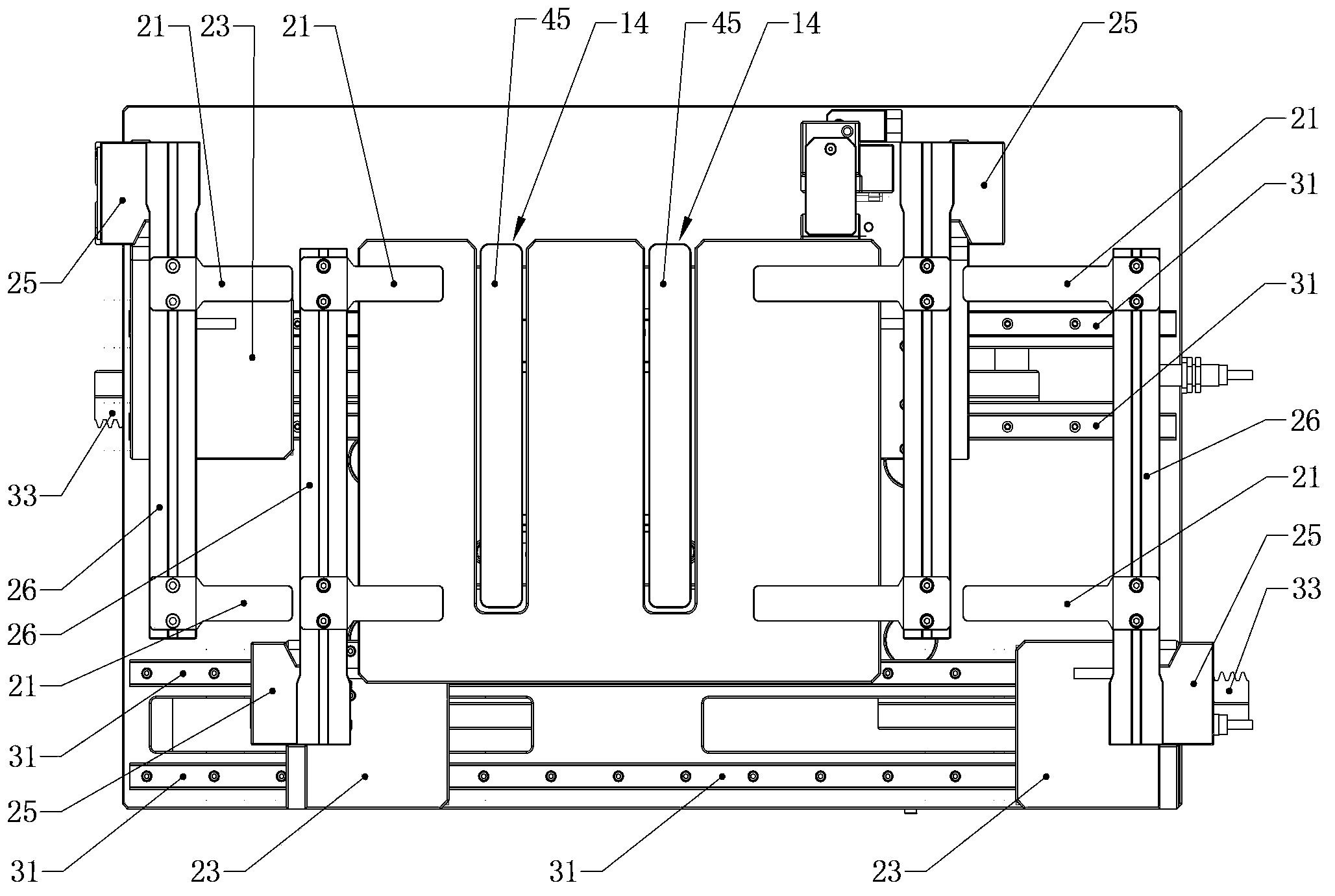 Alternately compressing lamination station device