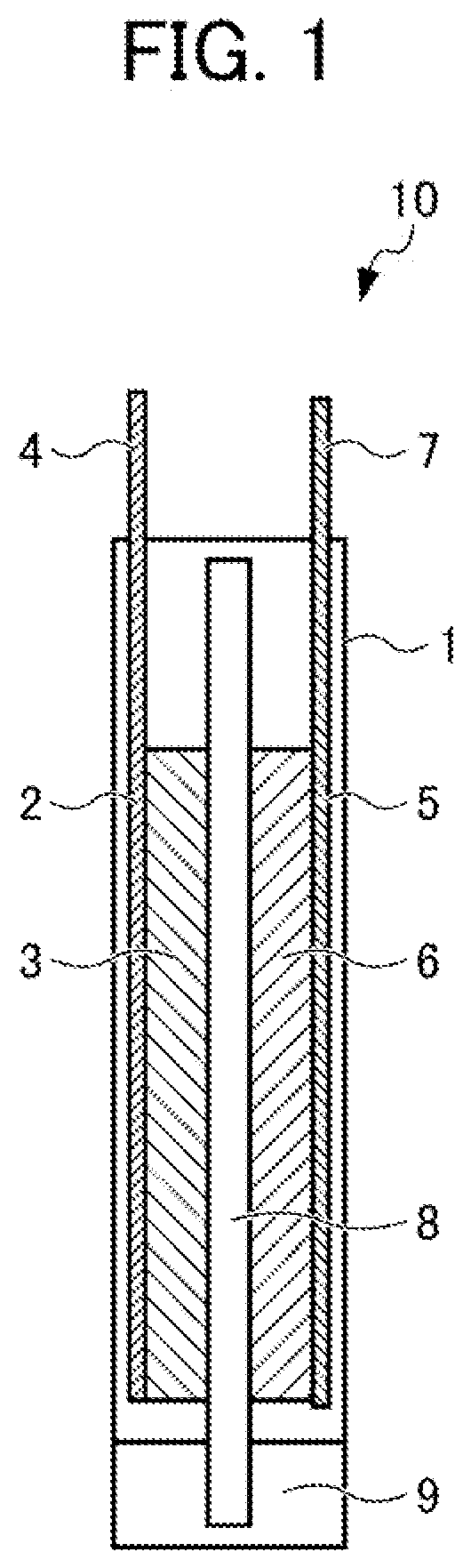 Electrode for lithium-ion secondary battery, and lithium-ion secondary battery