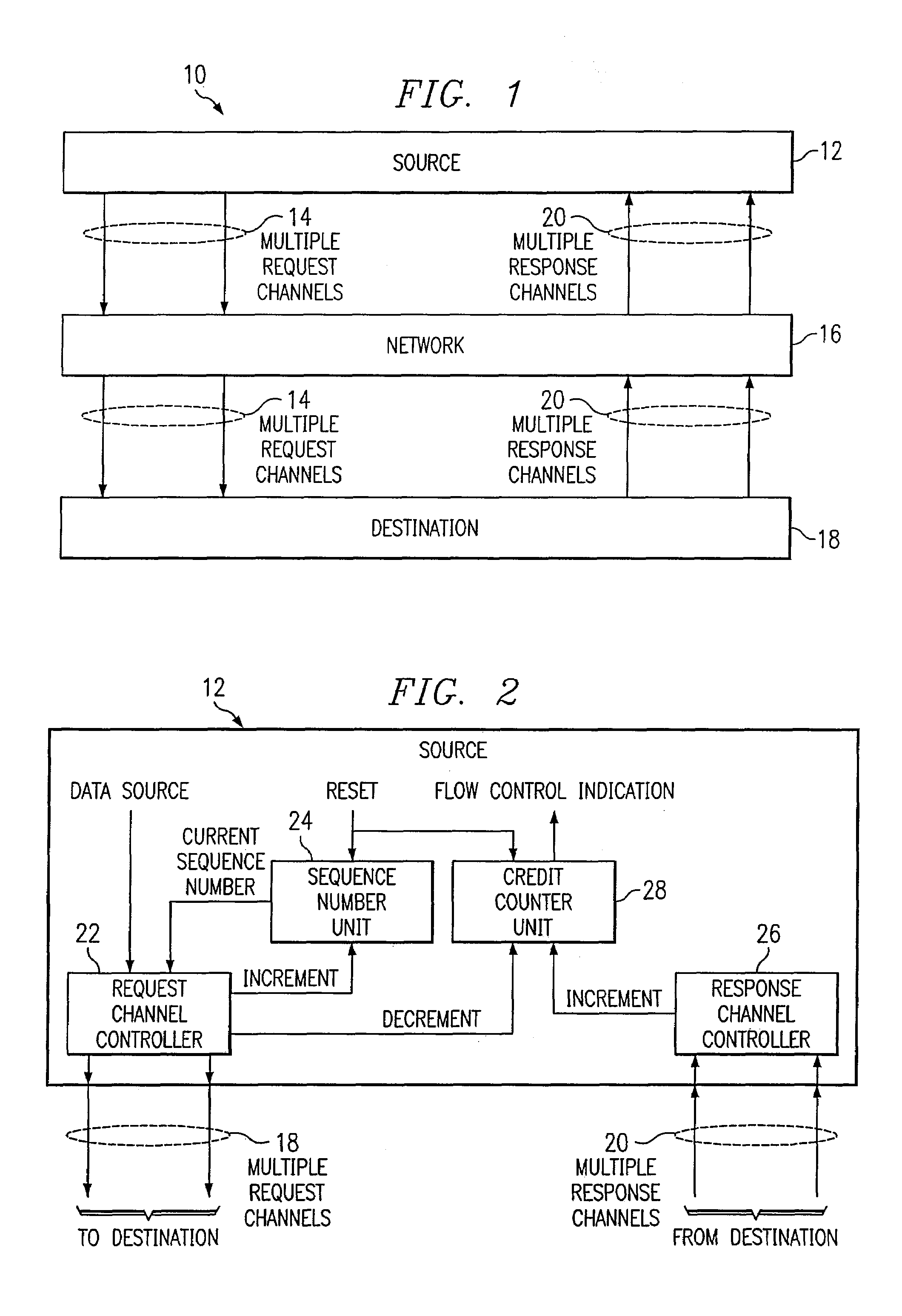 System and method for ordering of data transferred over multiple channels