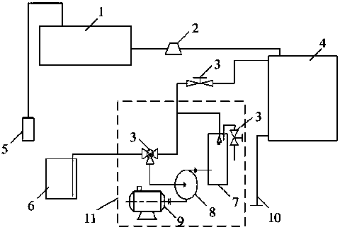 Method for achieving charged oil supplement of load switch