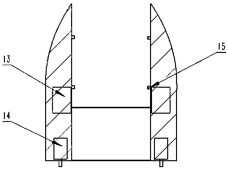 Multifunctional water surface clearing ship