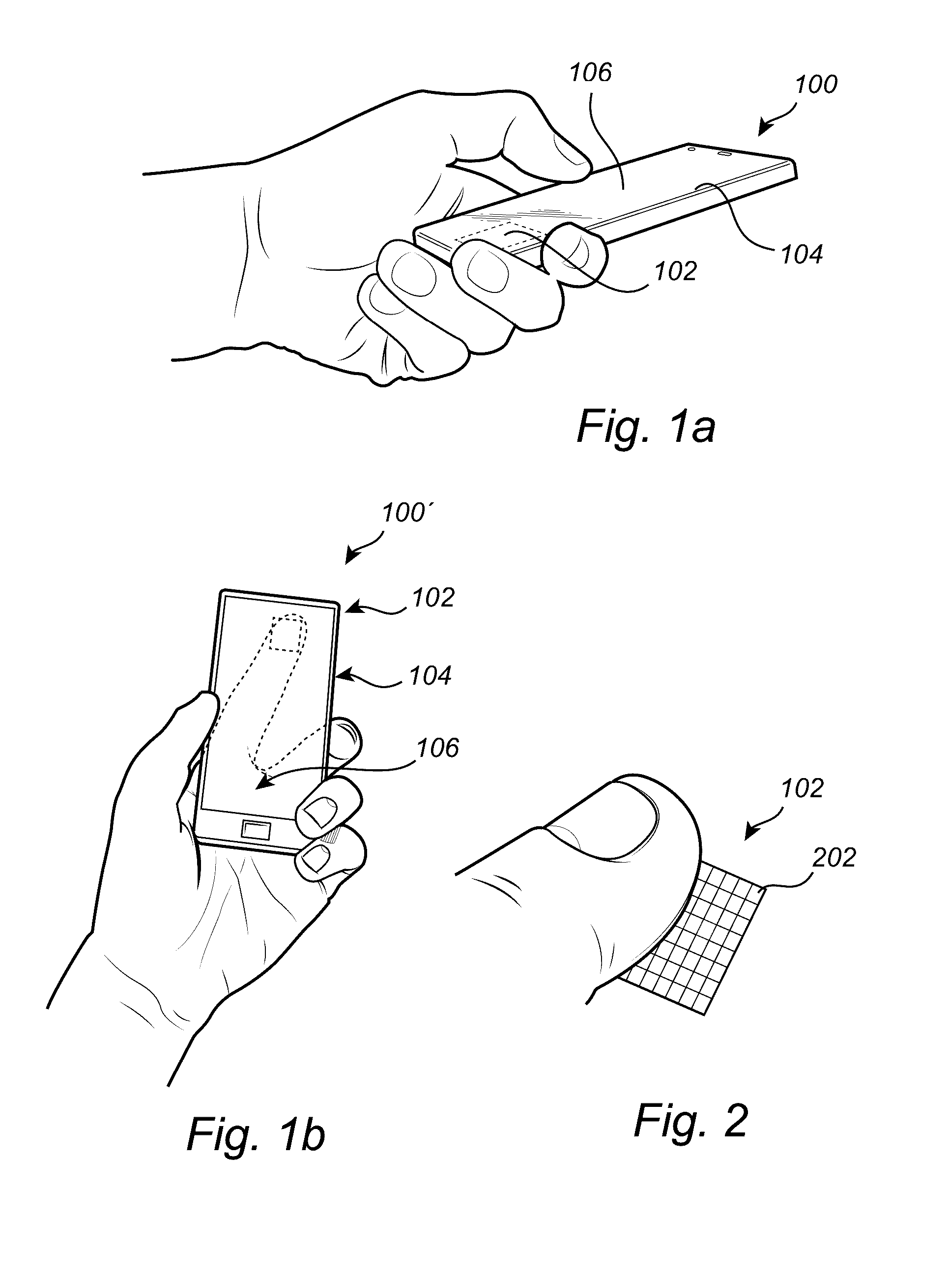 Method of guiding a user of a portable electronic device