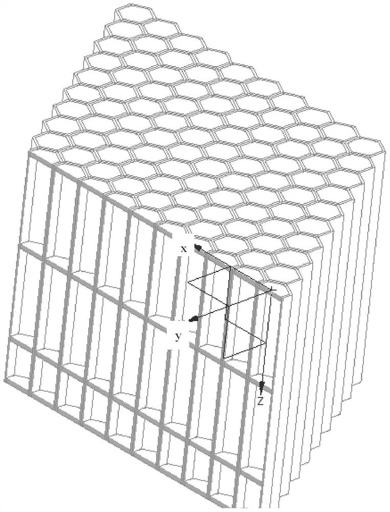 High-strength honeycomb structure and its 3D printing method