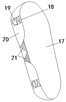 Safe walking aid device for cardiothoracic surgery patient postoperative activities