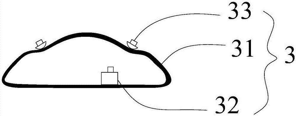 Airbag type tanker rollover prevention device and system