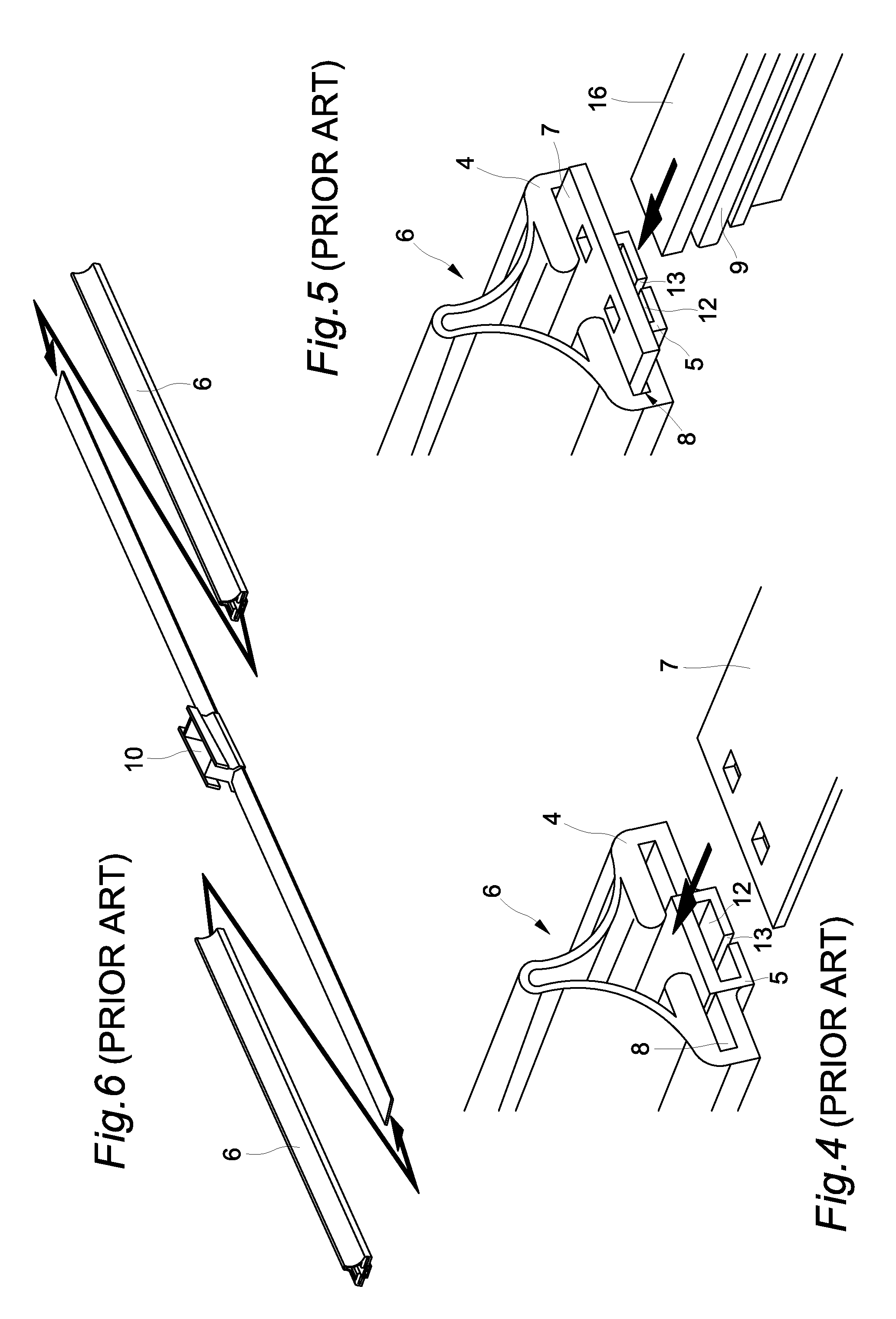 Flat blade wiper for vehicle