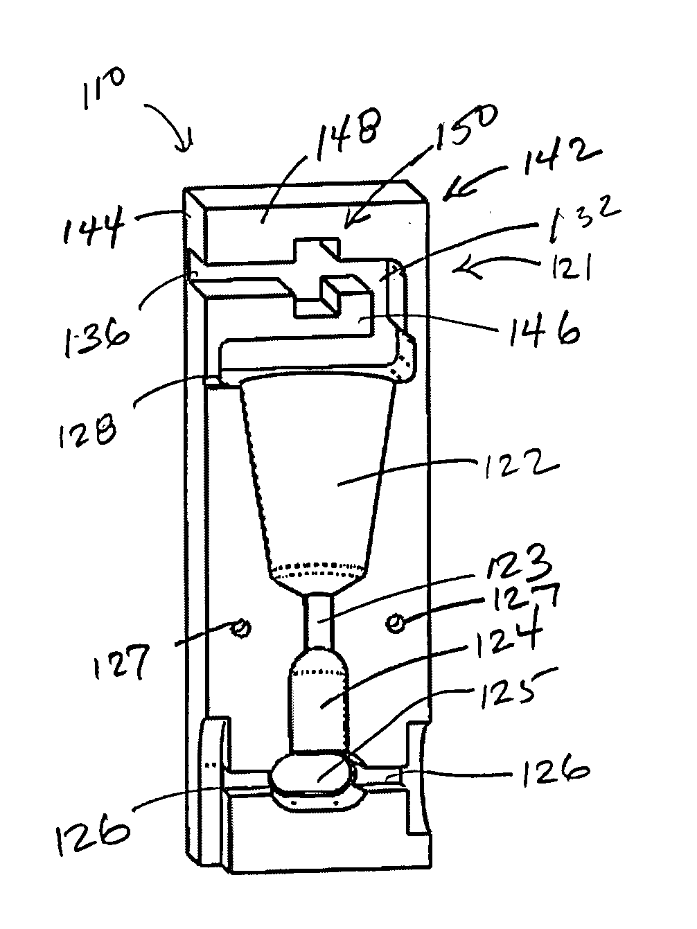 Exothermic welding mold with filter