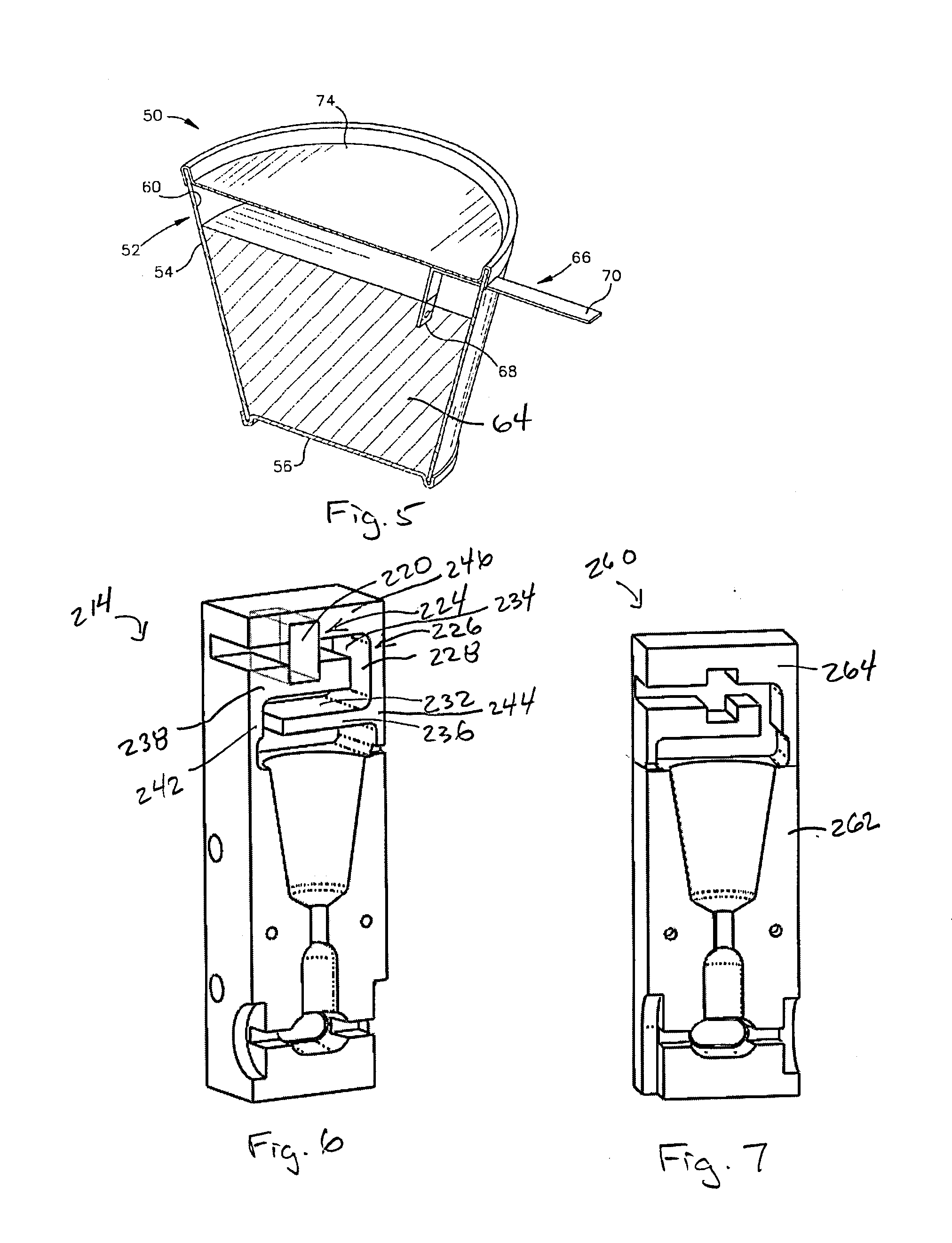 Exothermic welding mold with filter