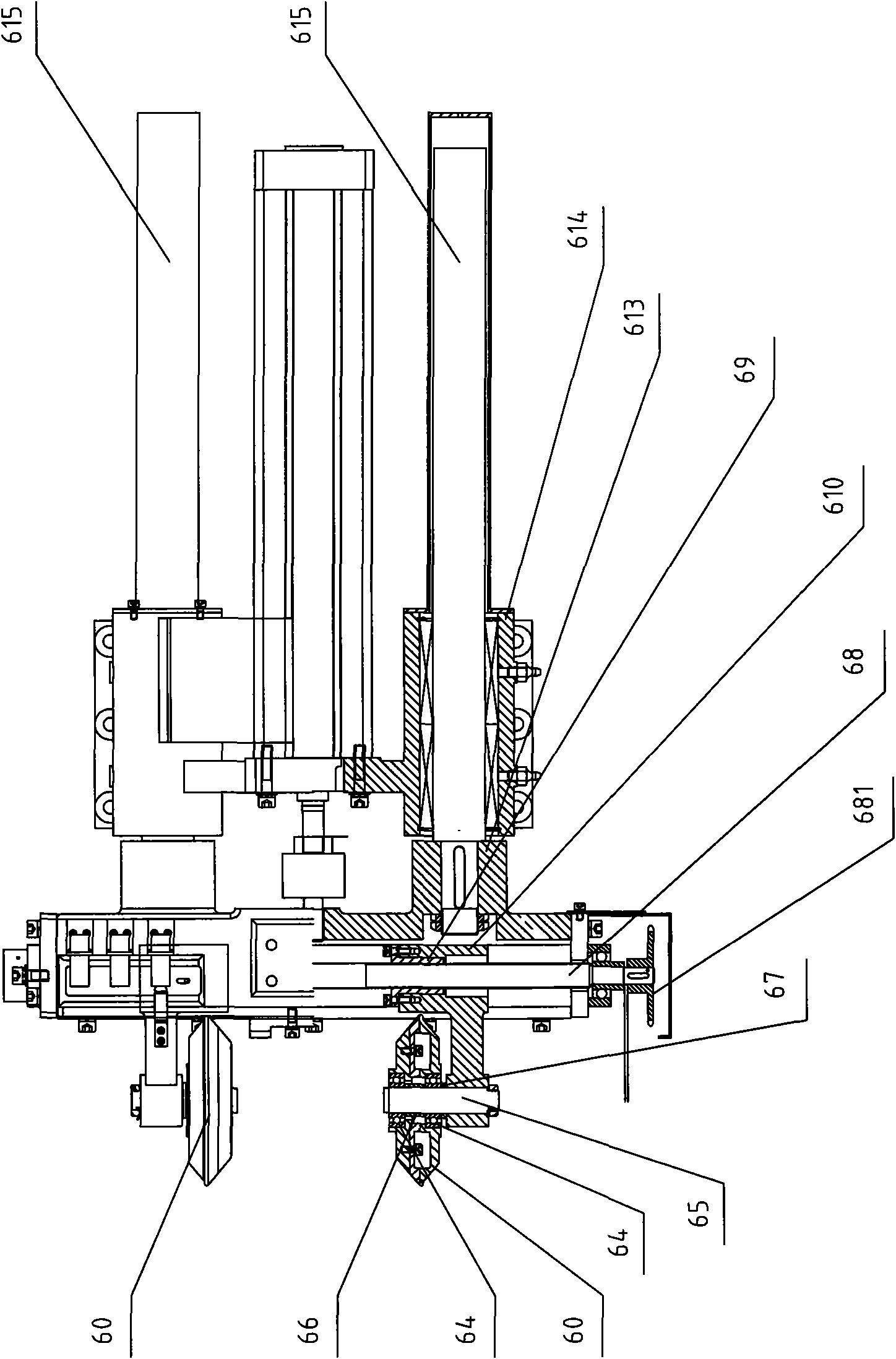 Tyre building machine combined roller and method thereof