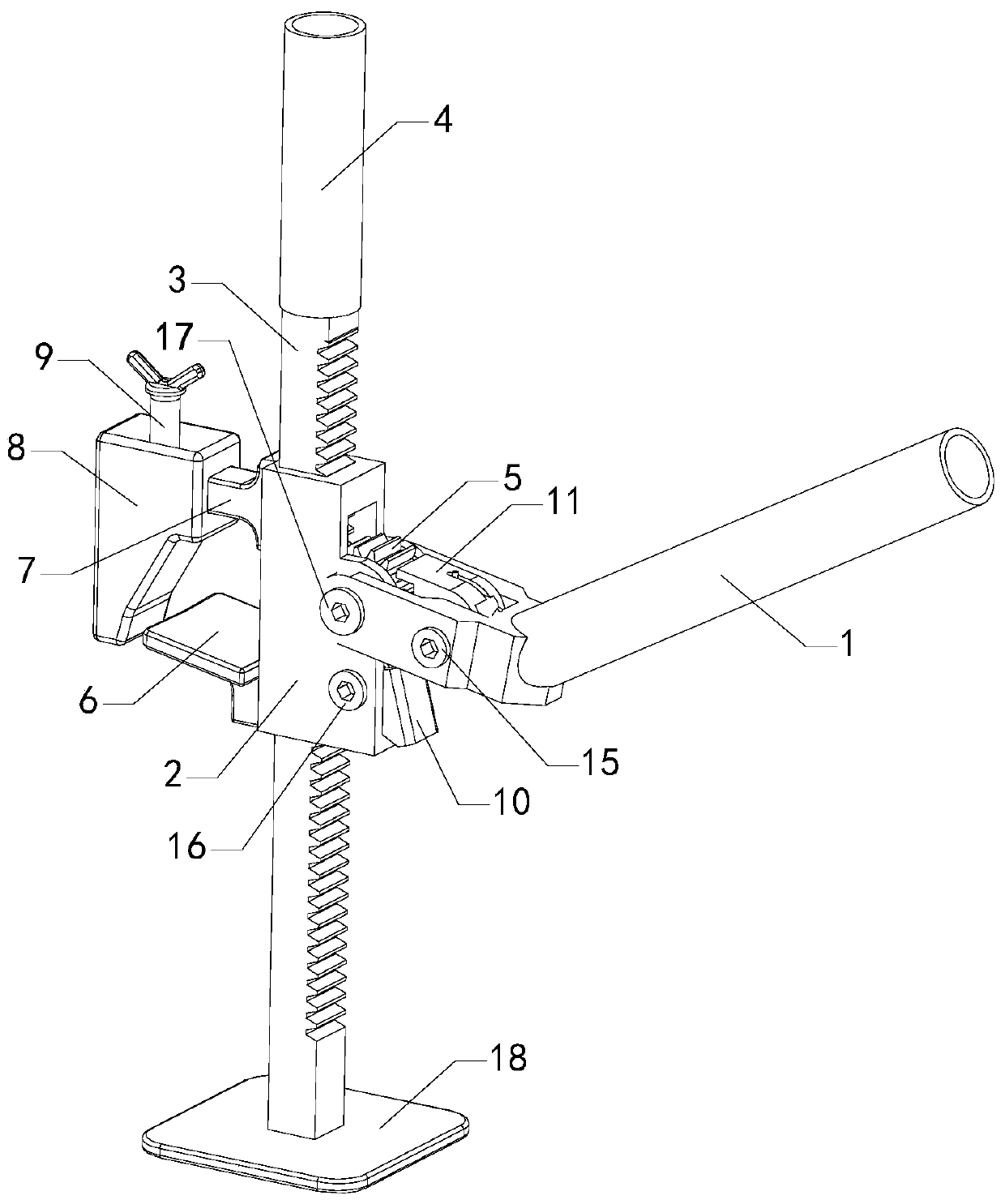 Manual tire pressing tool of tire burst emergency safety device