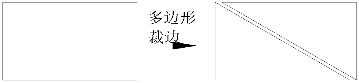 Method for realizing graph edge cutting or expanding in LDI exposure