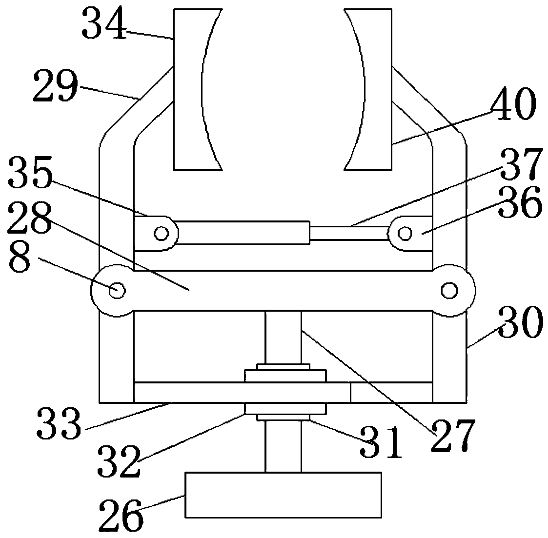 Trimming device for garden trees