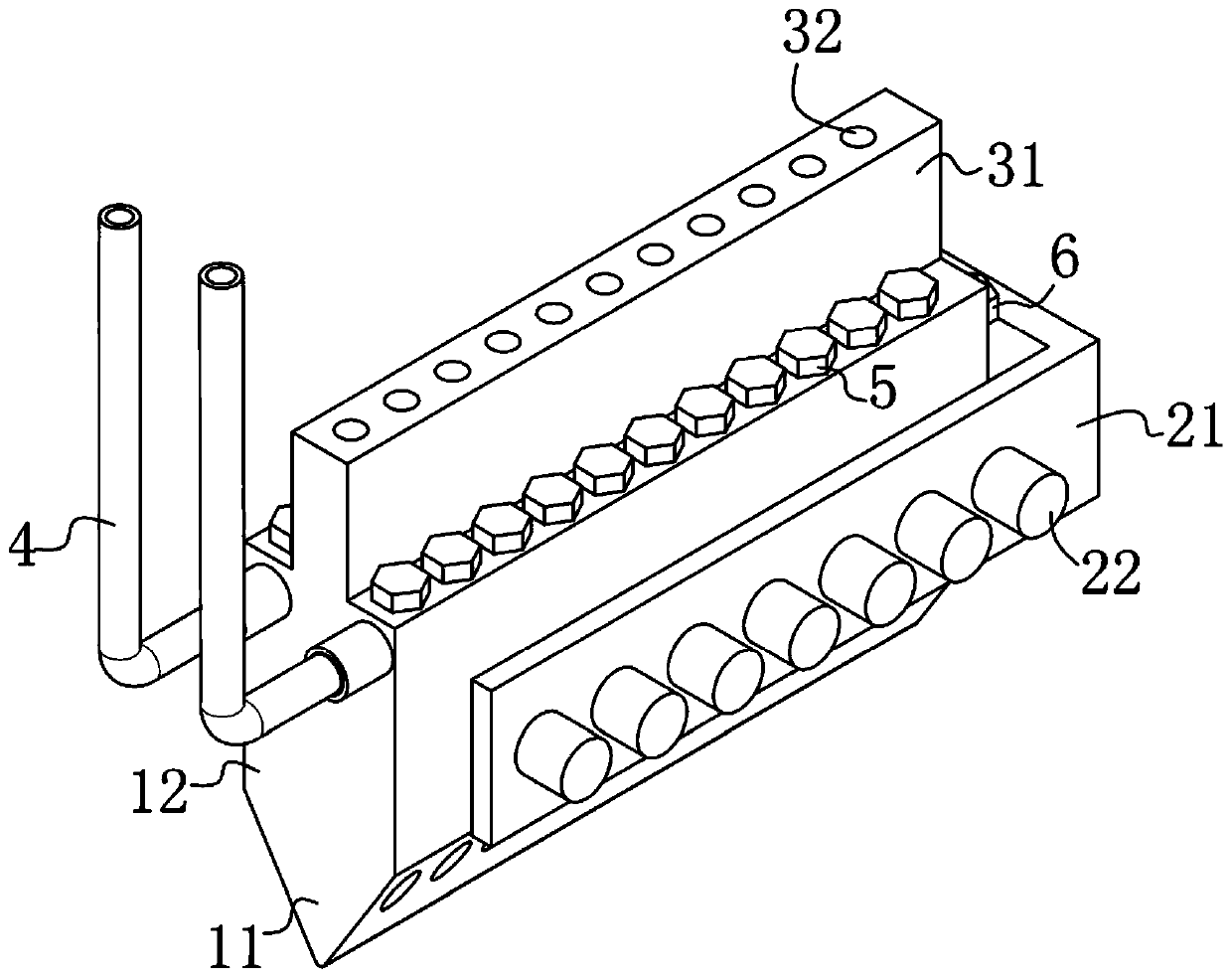 Pressure maintaining method of FPC pressure maintaining machine coated with wear-resistant material