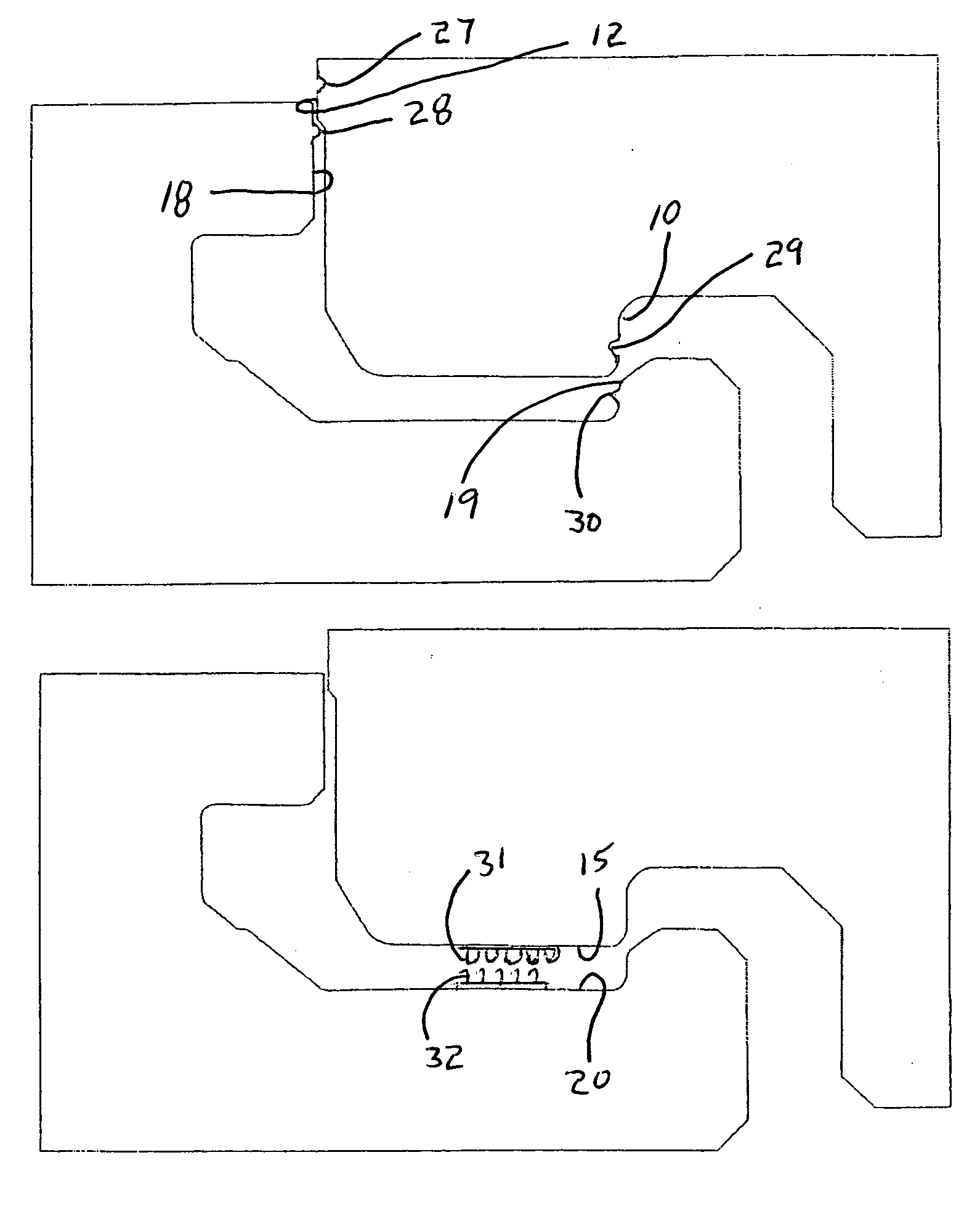 Wide width lock and fold laminate