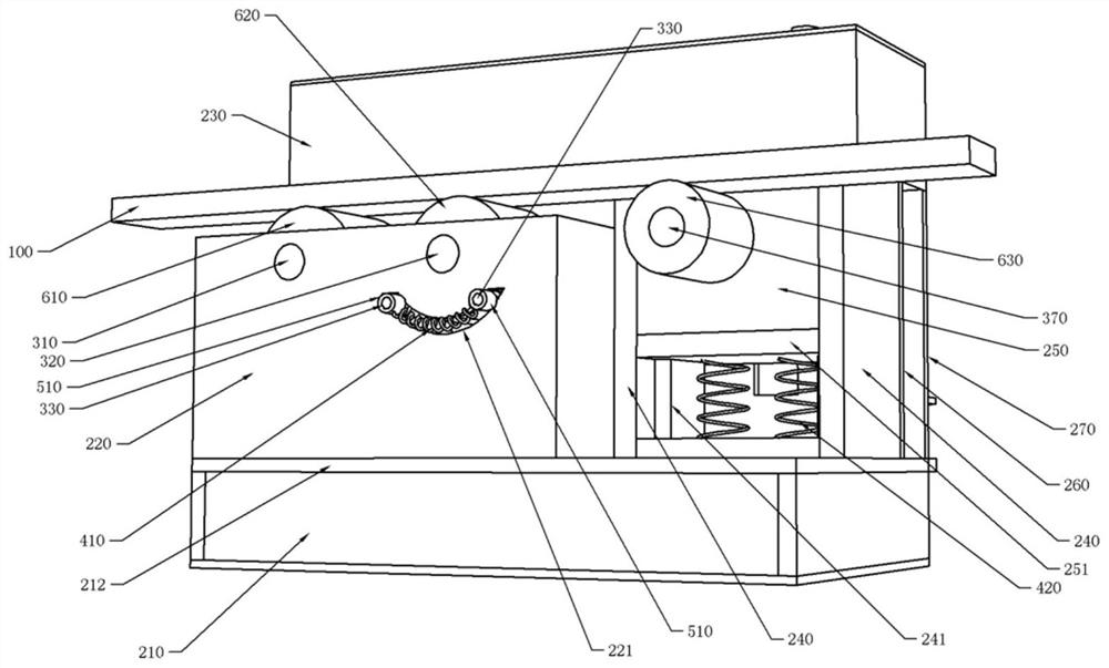 Device for disinfecting escalator handrails