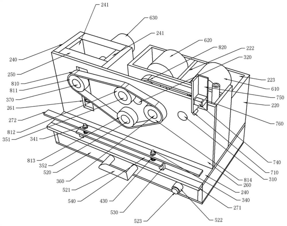 Device for disinfecting escalator handrails