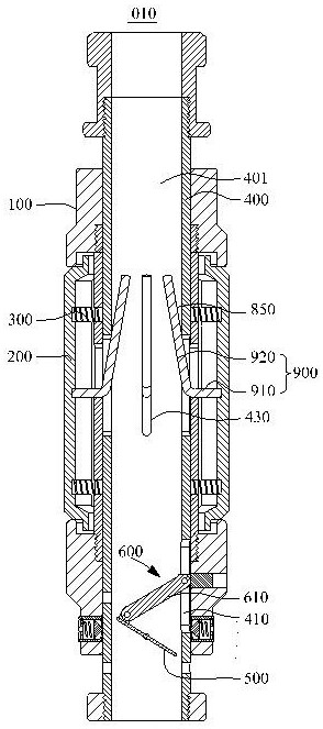 Fluid separation device, shaft structure and method of producing oil or natural gas