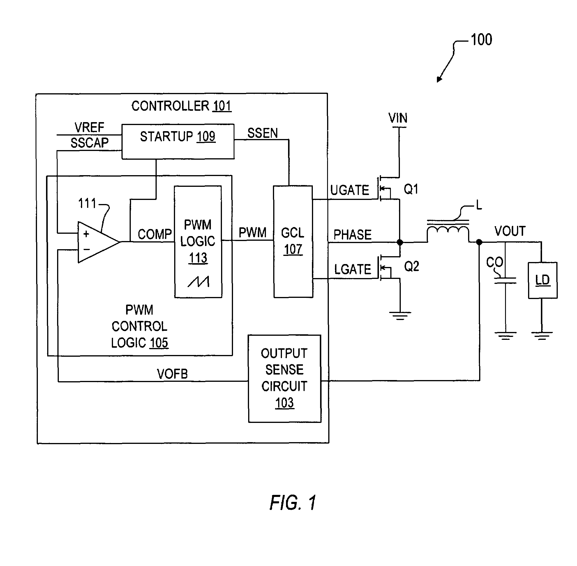 Startup circuit for a DC-DC converter