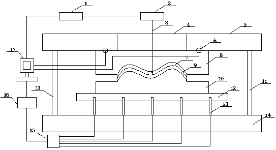 Laser transmission welding clamping apparatus capable of achieving any curved surface welding