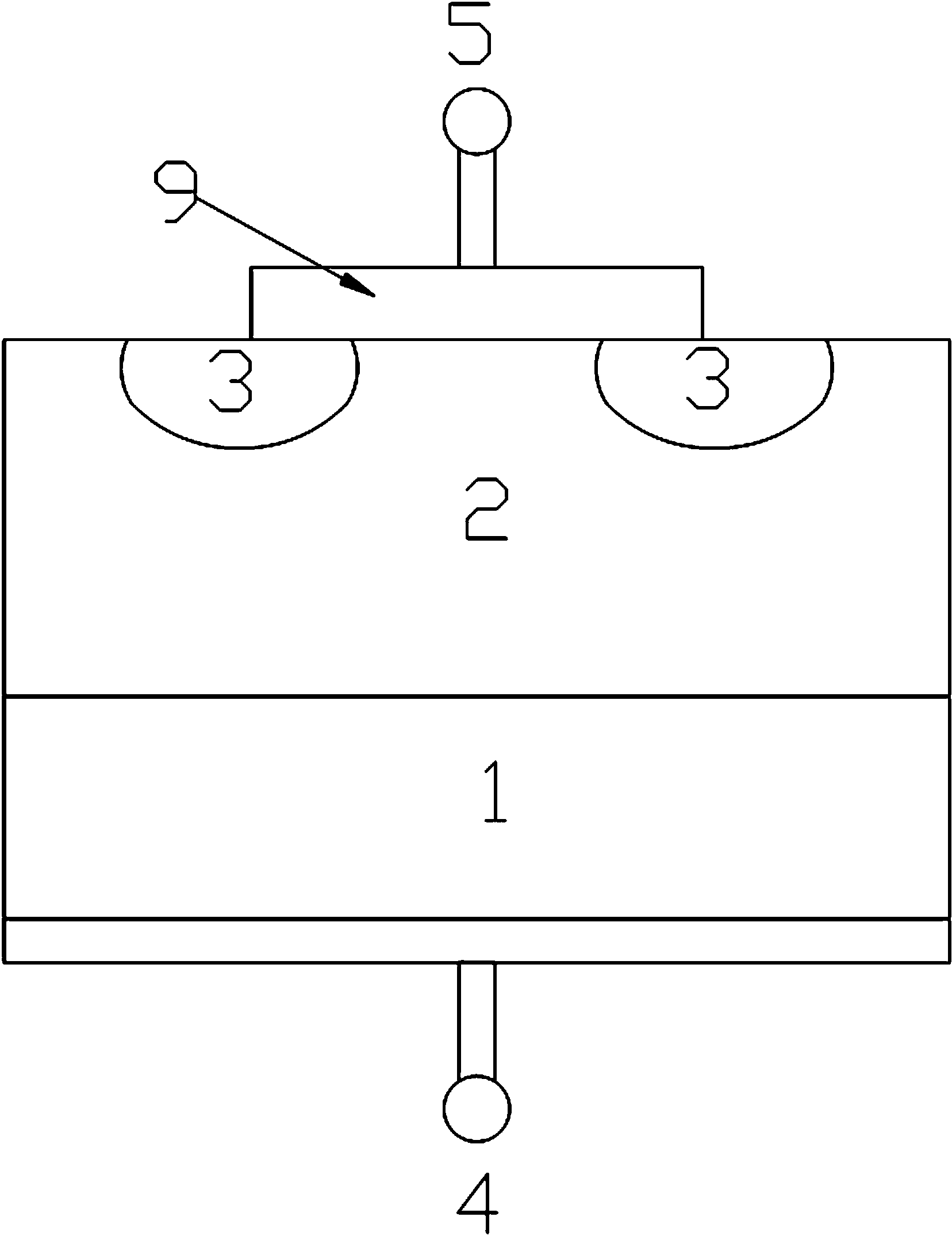 Power diode device and preparation method thereof