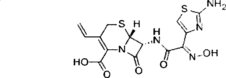 Cefdinir dry suspension agent