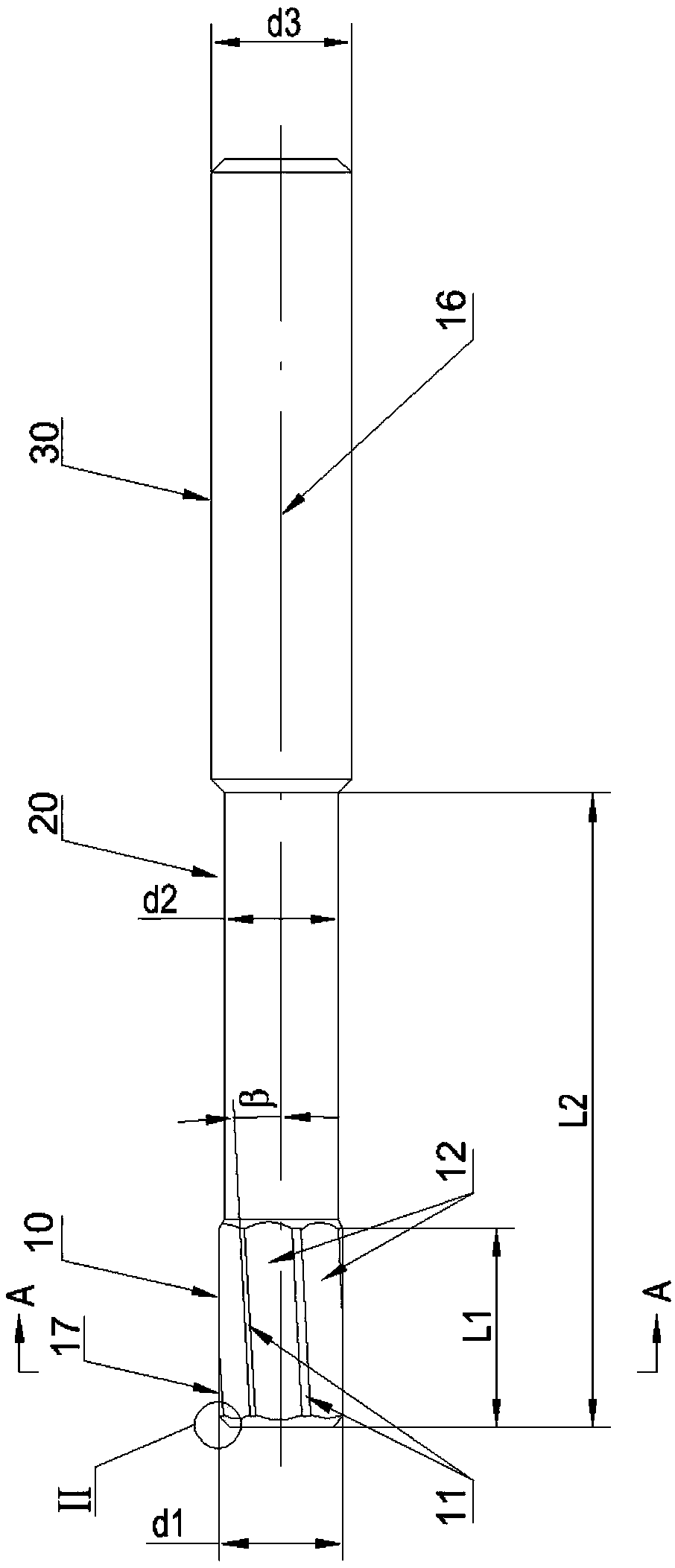 Burnishing reamer for high precision deep-hole processing