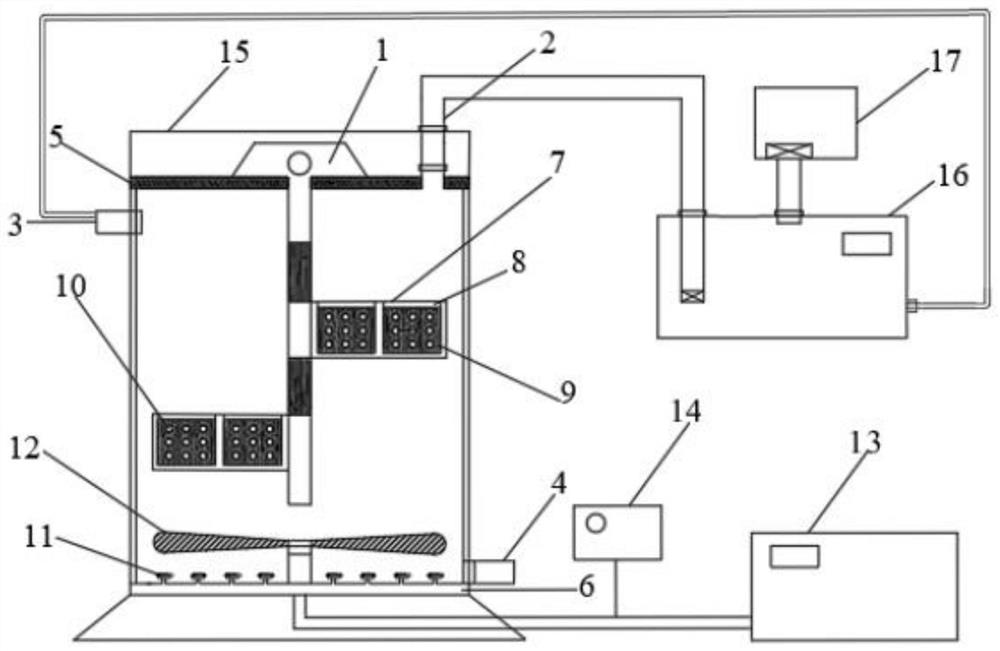 Catalytic ozonation device and method for treating coal chemical concentrated solution