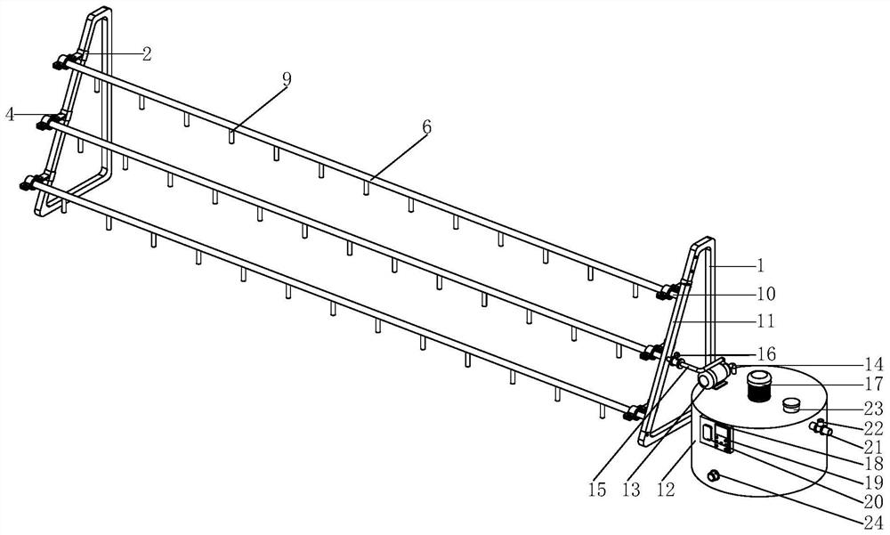 Automatic water supplementing device special for broiler chicken feeding and using method of automatic water supplementing device