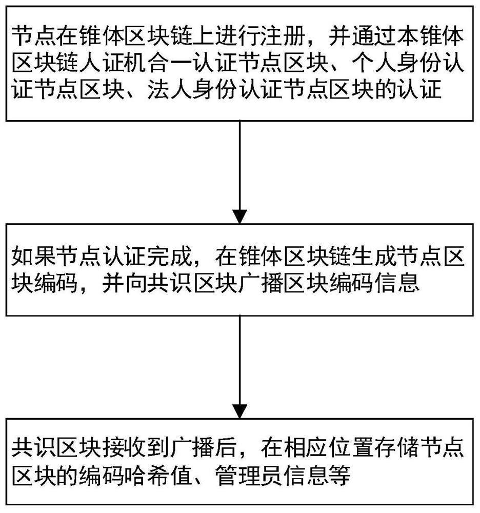 Prosomatic alliance chain of cone block chain