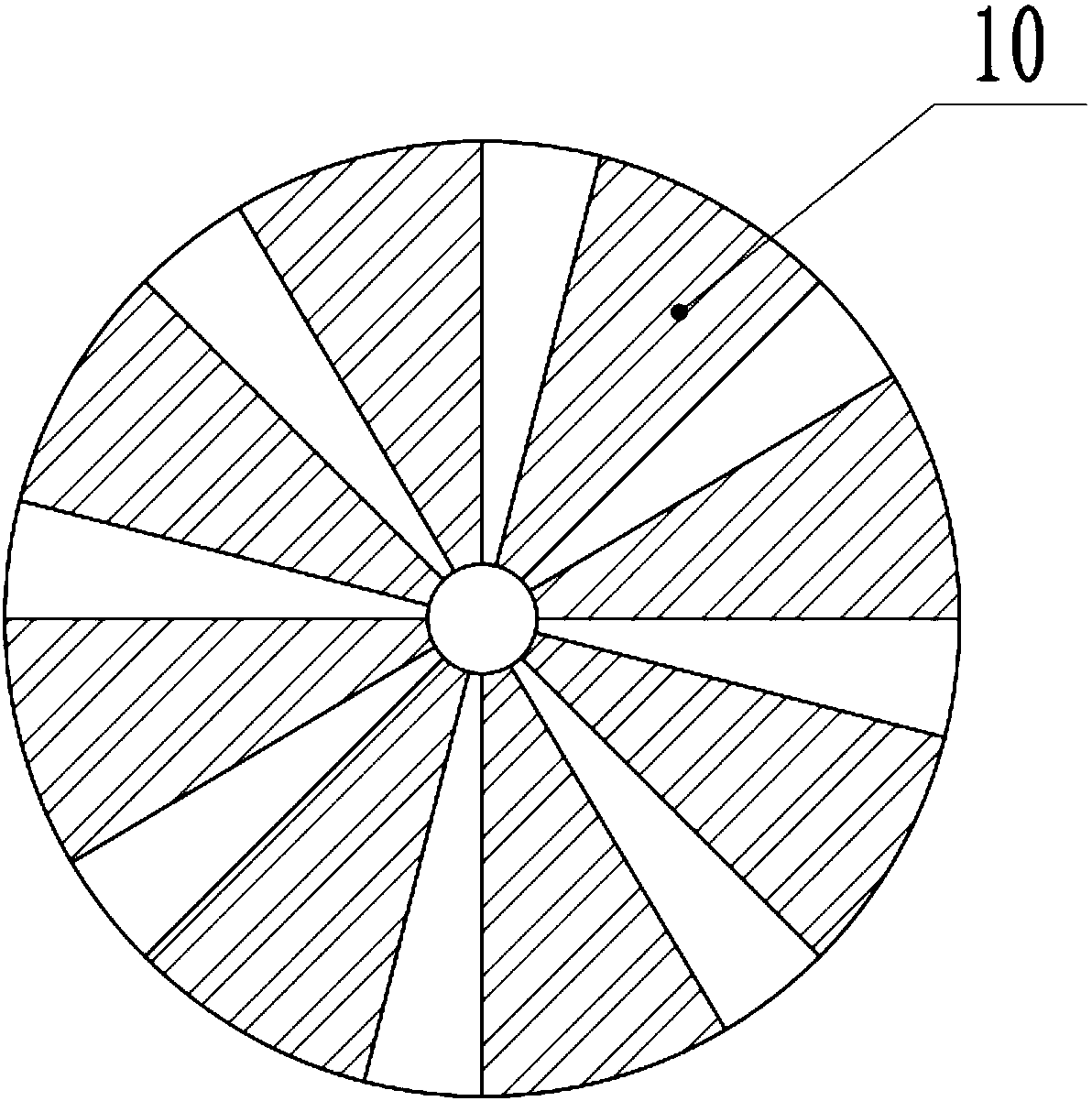 Cyclone gas atomization type powder making device using liquid metals