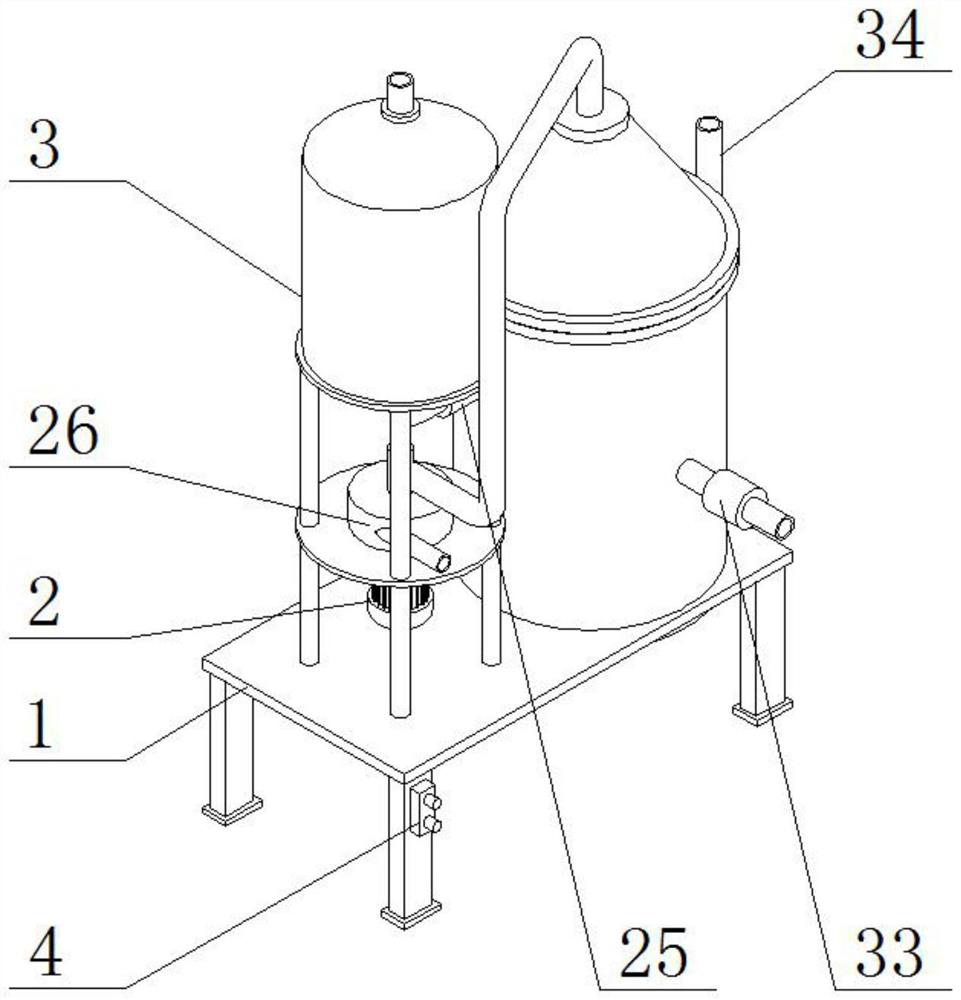 A rapid settling device for industrial circulating water