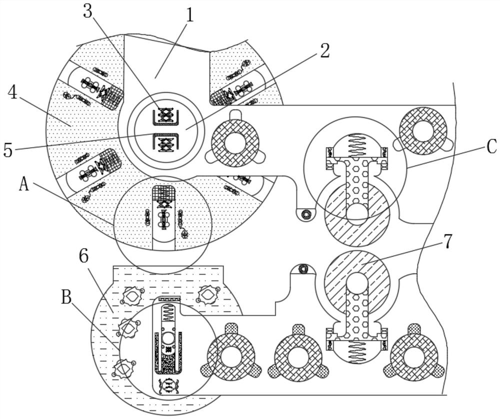 Printing roller pressure self-adjusting printing equipment for paper bag printing