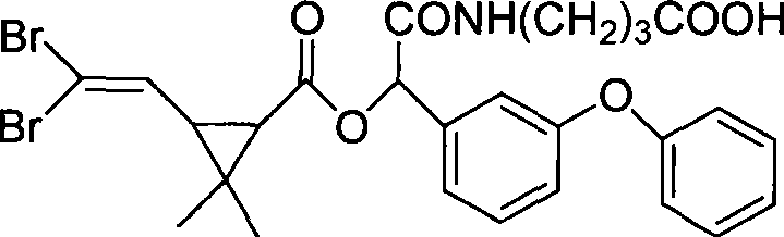 Deltamethrin antigen and antibody, as well as use thereof