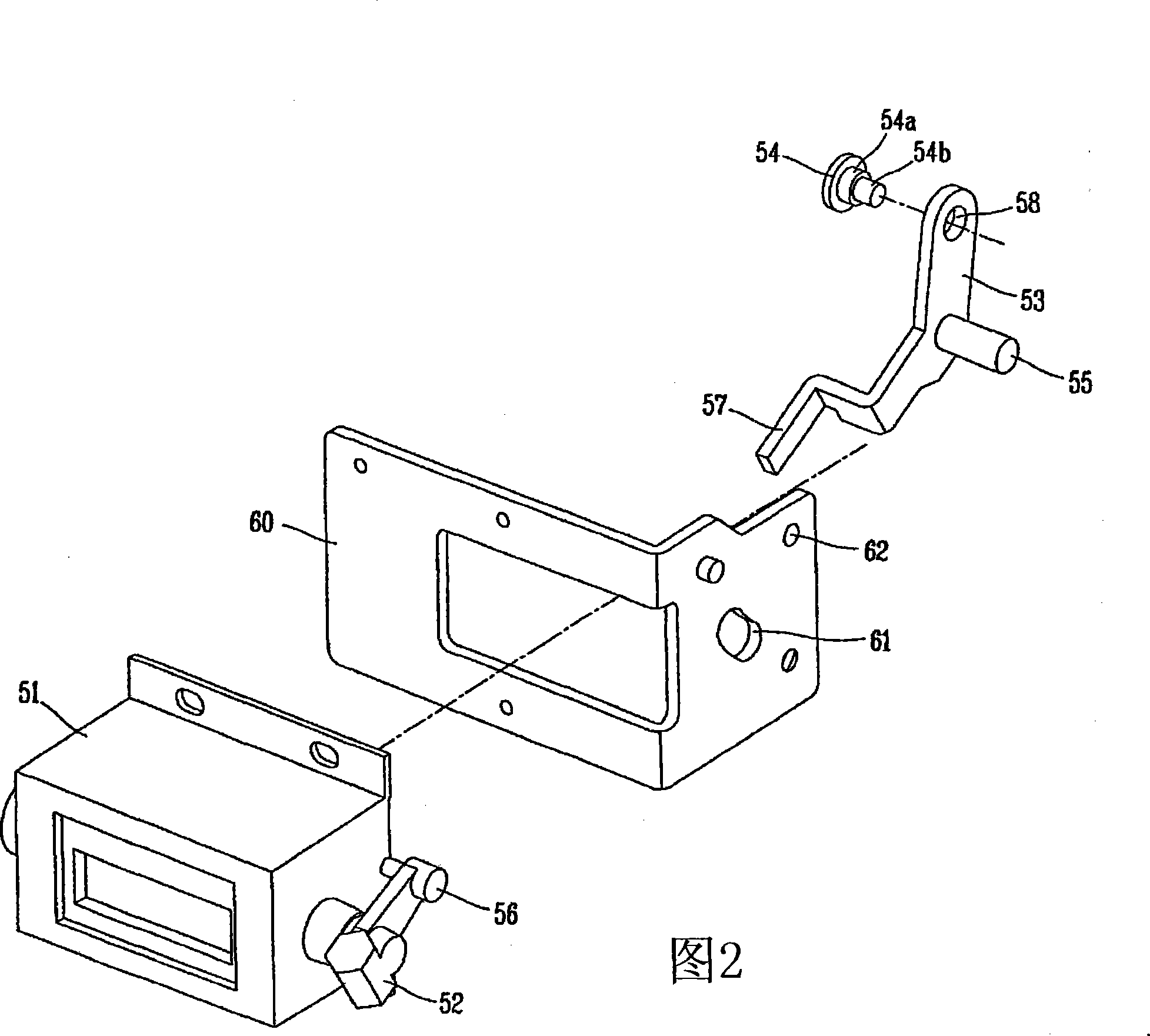 Operation counter driving apparatus for air circuit breaker